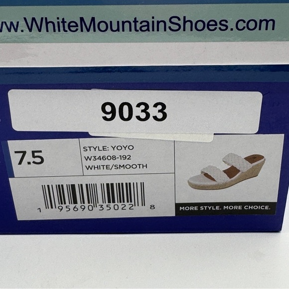 White Mountain Yoyo Woven Wedges 7.5M - Picture 8 of 8
